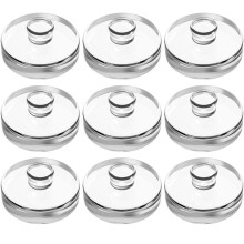 9er-Pack Gärgewichte Aus Glas mit Griffigem Griff für Einmachgläser mit Weiter Öffnung - Schwere Einmachgewichte