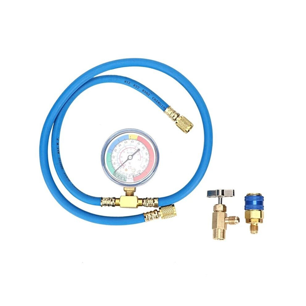 Refrigerant Charging Hose R134a With Gauge Automotive Ac Refill Kit Pressure Measuring Tool For Car Air Repair 4713683822475