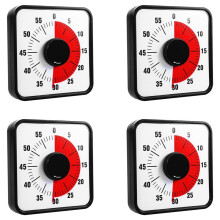 4X Vision Timer 60 Minute Timing Hind Leg Stand Countdown Clock Kitchen Baking Timer for Classrooms or Meetings