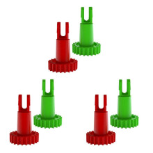 6PCS Side Brush Motor Snap Gear for DEEBOT OZMO T5 T8 T9 N8 N5 X1 Robot Vacuum Cleaner Accessory Spare Parts