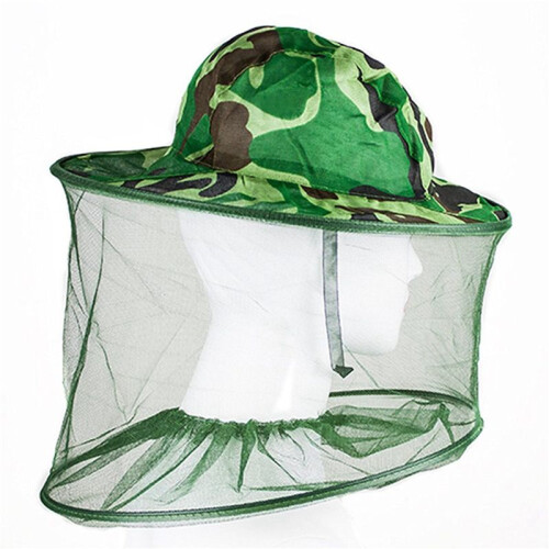 4X Beekeeper Antimosquito Bee Bug Insect Fly Mask Cap Hat with Net Mesh Face Protection