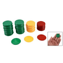 RöD Gul GröN Rundformade Minipokermarker Lucky Game Rekvisita 690 St
