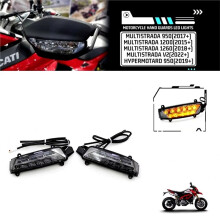 Motorcycle Hand Guard Light for Multistrada 950 1200 1260 V2 Hypermotard 950 Handguards Turn Signal Light