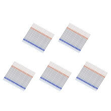 100 Pcs 0.7mm Tip Gel Silver Tone Ink Pen Refill Replacement
