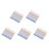 100 Pcs 0.7mm Tip Gel Silver Tone Ink Pen Refill Replacement 1