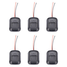 6Pc Battery Adapter for  18V Lithium Battery Power Tool Connector Adapter Dock Holder for Power Tool BL1830 BL1840