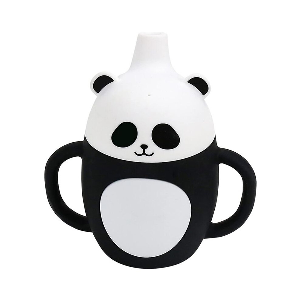 Toddler Sippy Cup, Children'S Silicone Cup, -Proof Straw Panda Sippy Cup