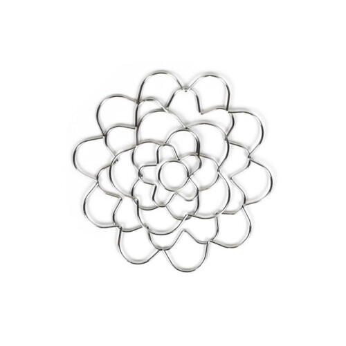 Suporte para Arranjo de Flores Assistente de Arranjo de Flores Reutilizável em Aço Inoxidável 4 Polegadas