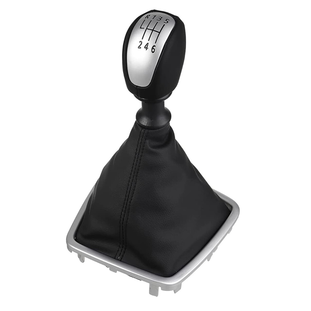 6 Speed Car Gear Shift Knob Gaiter Boot Cover Lever Shifter Handle Stick Boot Gaitor For Laguna Mk3 2007-2014 6033339441347