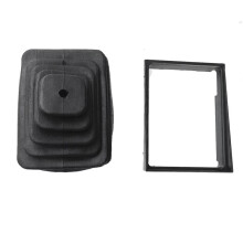 Car Manual Trans Shifter Dust Boot and Retainer Bezel Frame for TJ 1997-2004 52078558 53000056