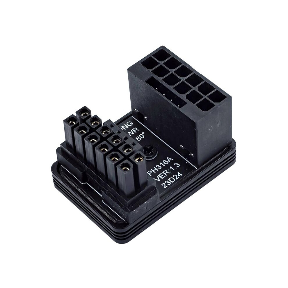 Pcie5.0 Card Atx3.0 Adapter Psu 12Vhpwr Adapter Gpu Steering Connector 16Pin 600W Wiring Artifact Ph316a 4712706802548