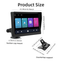 Draadloze Carplay 9 Inch Draagbare Auto Mp5-Speler Android Auto Centrale Bediening HD Driving Recorder Host
