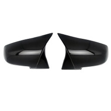 Car Glossy Black Rearview Side Mirror Cover for M2 F30 F20 I3 X1 Side Door Rearview Cover Caps Car Styling