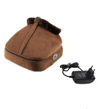 Heated Massage Boots Foot Warmer Winter High Top Home Electric Foot Warmer Massage Shoes Foot Warmer Heated Shoes (EU)