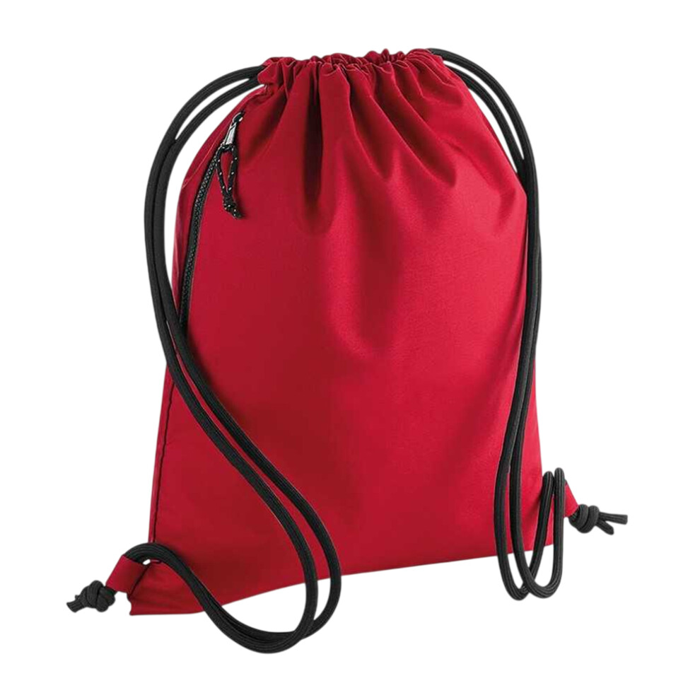 Bagbase (One Size, Classic ) Unisex Recycled Gymsac Red