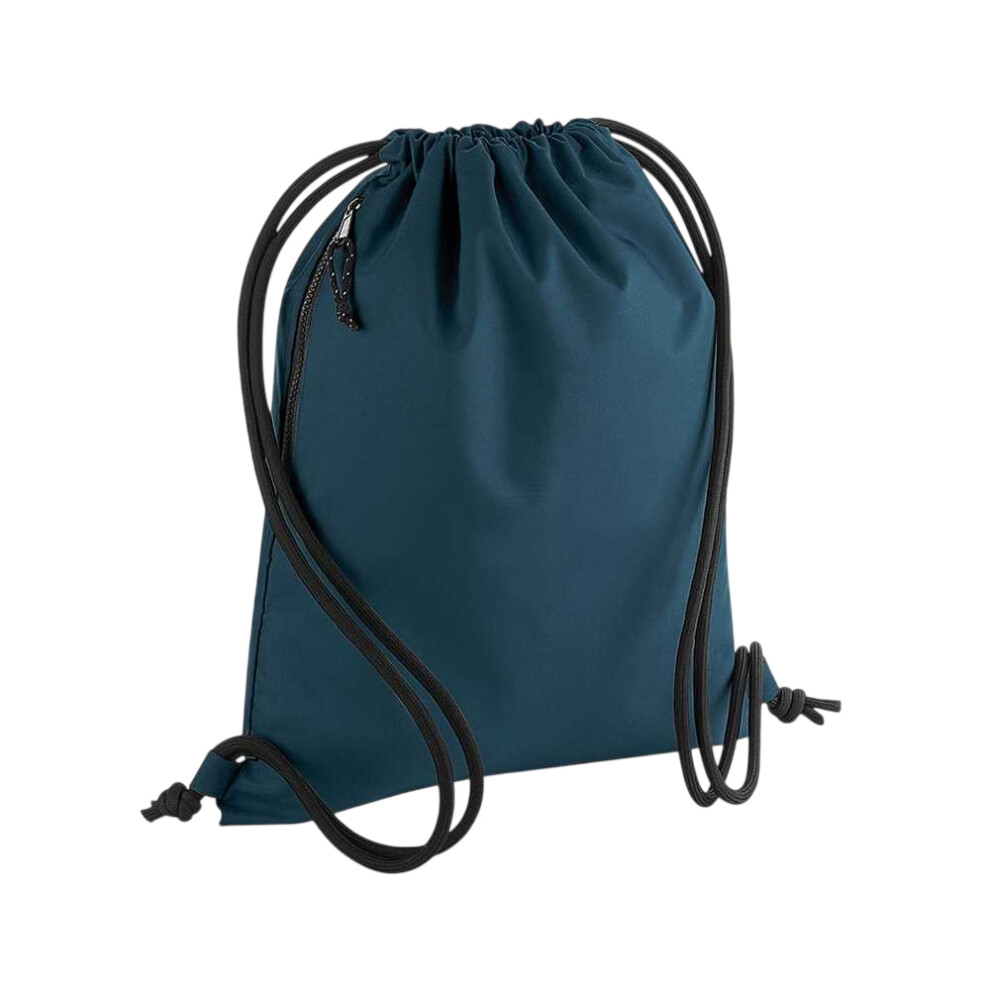 Bagbase (One Size, Petrol) Unisex Recycled Gymsac Multicoloured