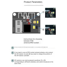 ESP32-CAM Entwicklungsboard mit WLAN- und -Modul, OV3660 Kamera (3 MP), Typ-C-Anschluss und Optischen Sensoren