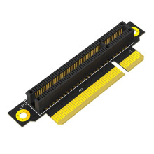 PCI-E 8X 3.0 90 Degree Reverse Male to Female Riser Card for 1U Server (Installation Direction Towards CPU)