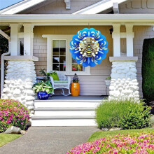Bee Wind Spinners 3D Hanging Wind Spinner Bee Ornament Gifts, Iron Wind Kinetic Sculpture for Outdoor&Indoor Decor