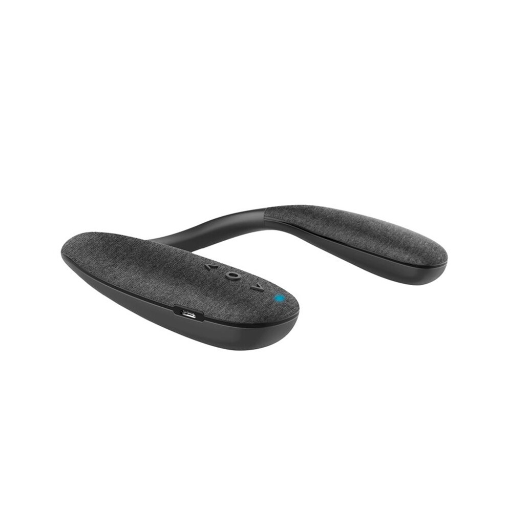 Neckband Speaker Ebs-908, 6W, Bt 5.0 Wireless Stereo, Ideal For Home, Gaming, Walking, Cycling Gray 4712334332400
