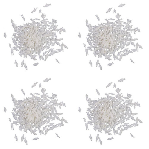 Model People Figures Scale 1:200 Pack of Approx.400pcs White Assorted Style
