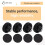 For  Technics Vinyl Phonograph Foot Set Suitable for Technics SL-D2 SL-D3 Model 5
