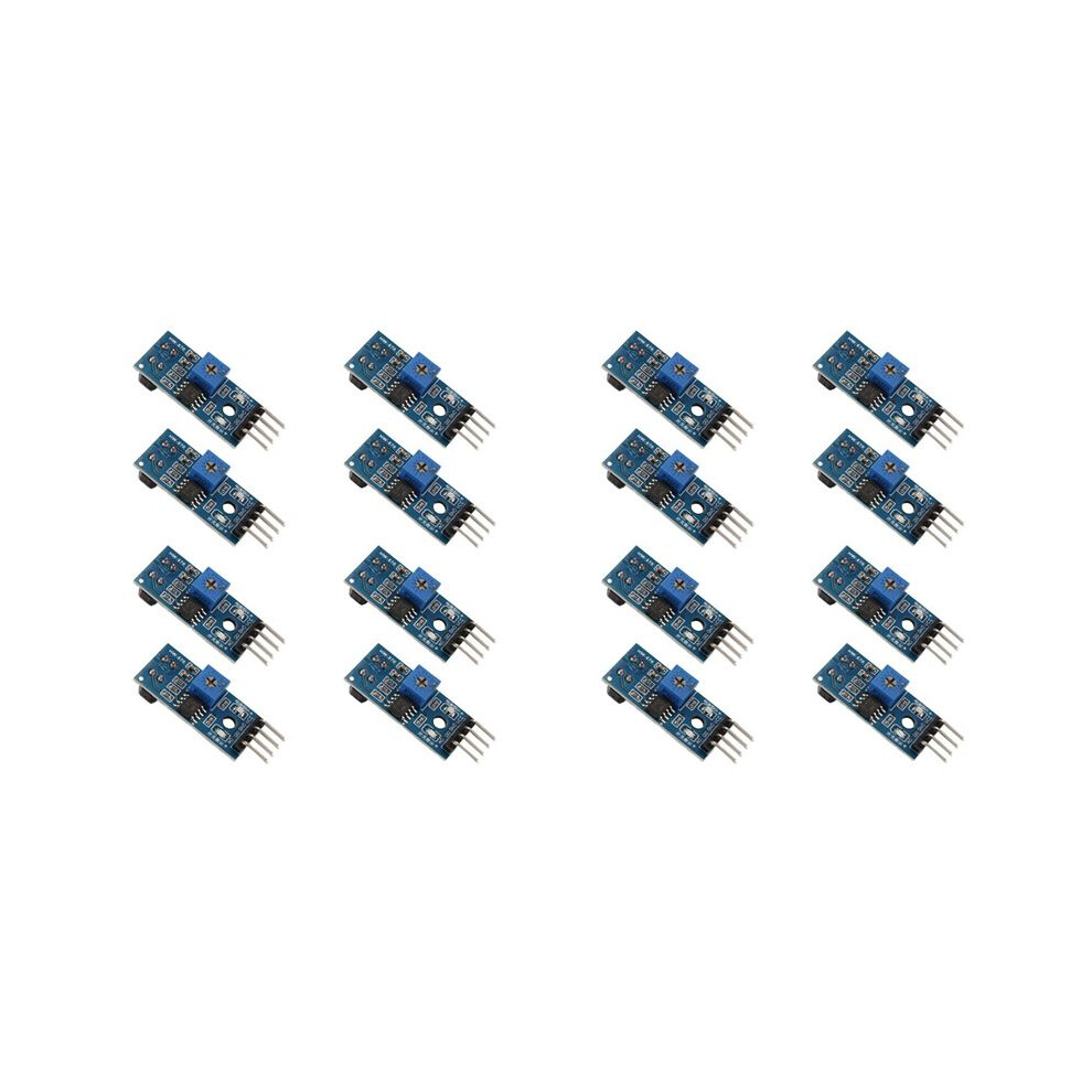 16Pcs Tcrt5000 Infrared Reflective Sensor Ir Photoelectric Barrier Track Module For Car Robot 4712367512954