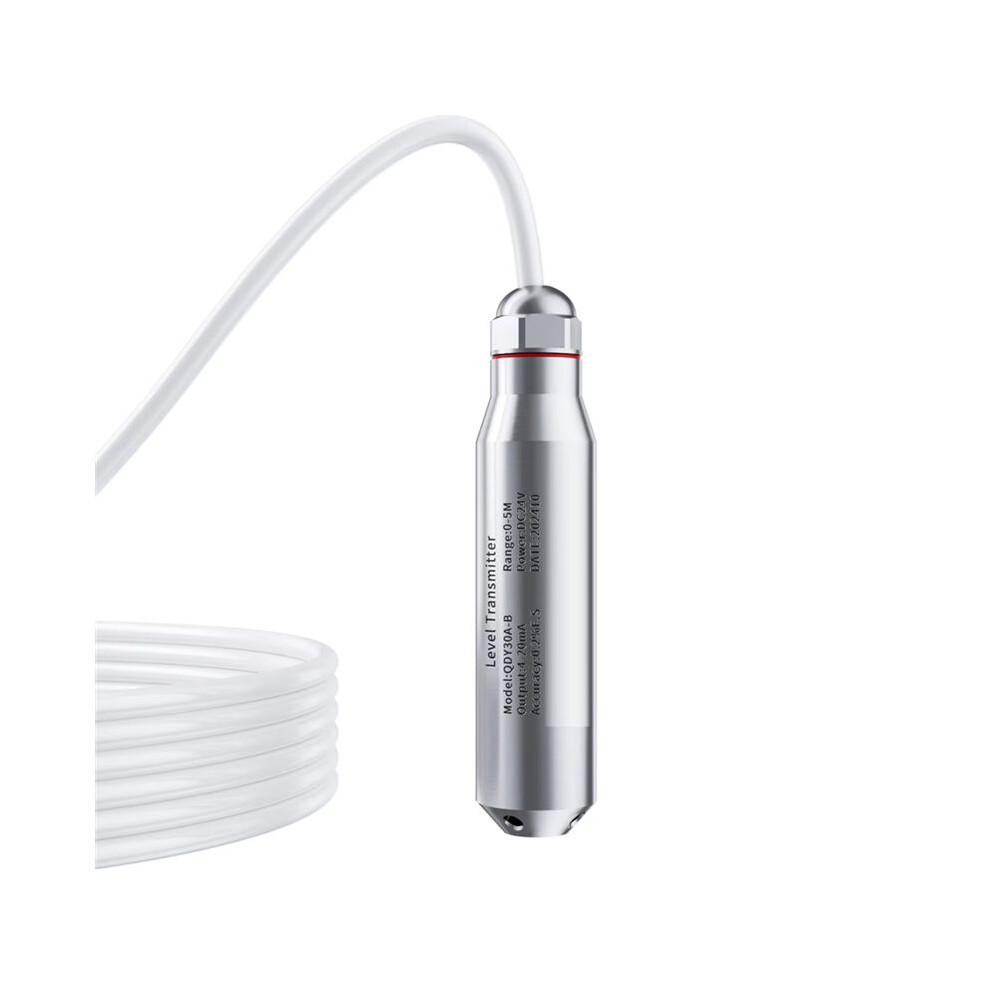 Water Level Sensor Transmitter - Hydrostatic, 0-2M Range, Dc24v Liquid Sensor, 4-20Ma Output For Pump Control 6033646959955