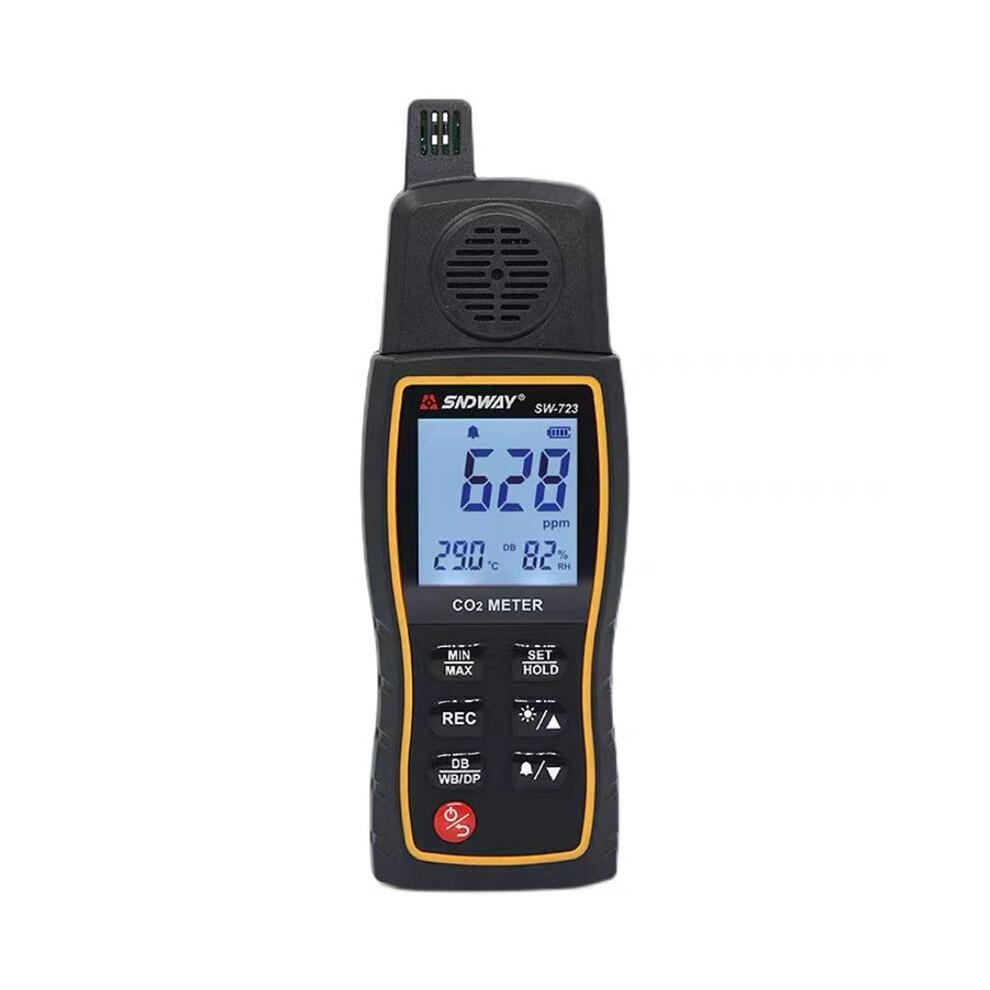 Sndway Sw-723 Gas Detector Carbon Dioxide Co2 Monitor Alarm 9999 Ppm Sensor Professional Carbon Dioxide Tester Device Coâ Meter 4711464441181