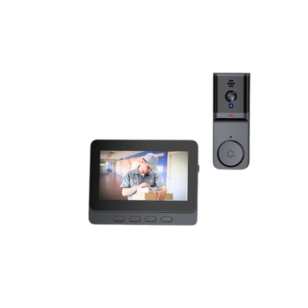 4.3" Wireless Doorbell With Camera 2.4G Wireless Video Doorbell With Two-Way Intercom 6031394936143
