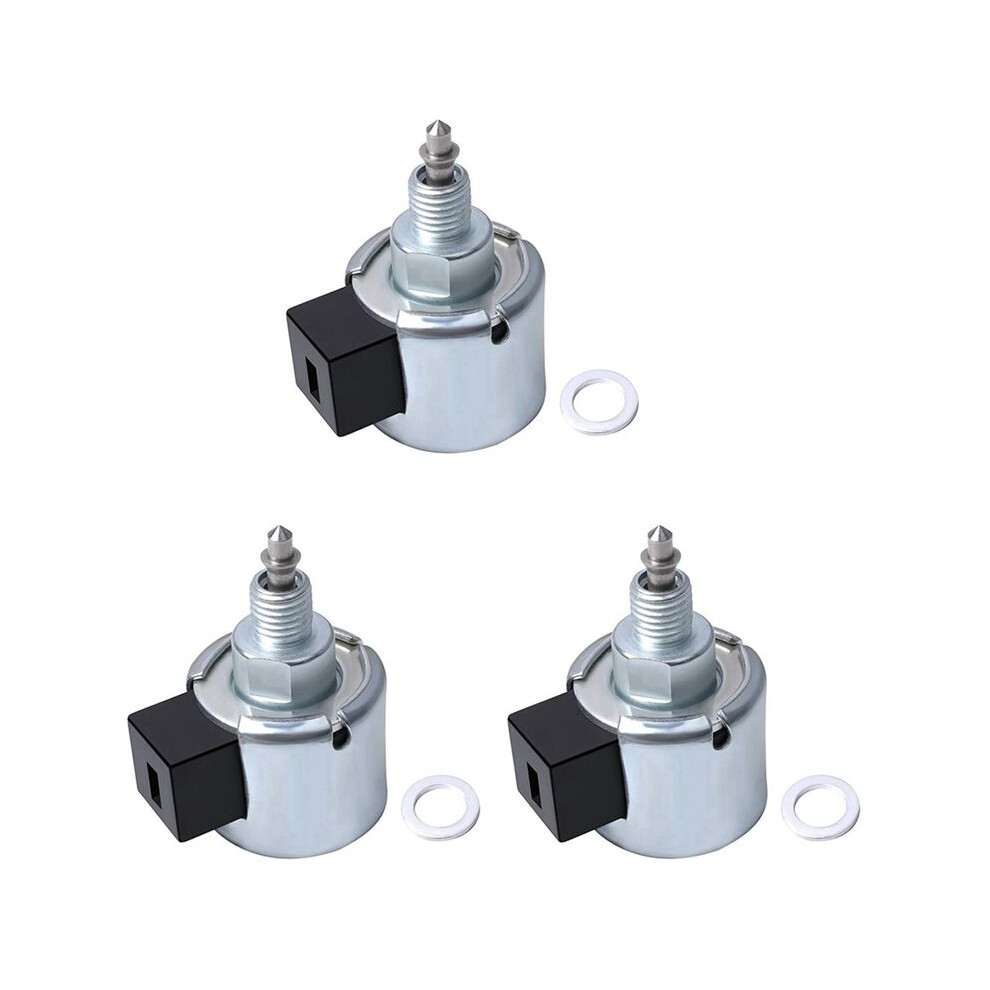 3X 846639 Fuel Shut-Off Solenoid Valve, Suitable For Briggs And Stratton Lawn Garden Equipment Engines 6033967279954