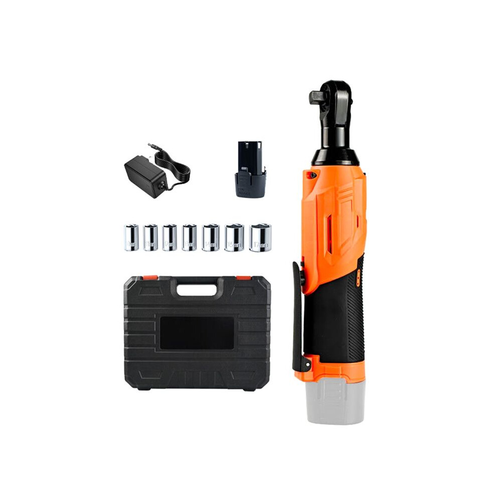 200Nm High-Torque 90 Cordless Ratchet Wrench Set 3/8Inch Angle Wrench With 12V Batteries Eu Plug 6033724887217