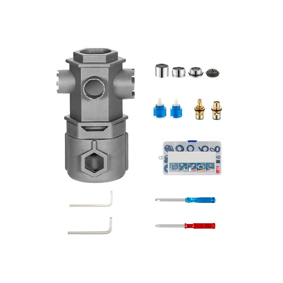 Wrench Tool Set For Faucet, Multifunctional Kitchen And Bathroom Wrench, Wrench Tool Set For Faucet, Faucet Wrench 6033967243108