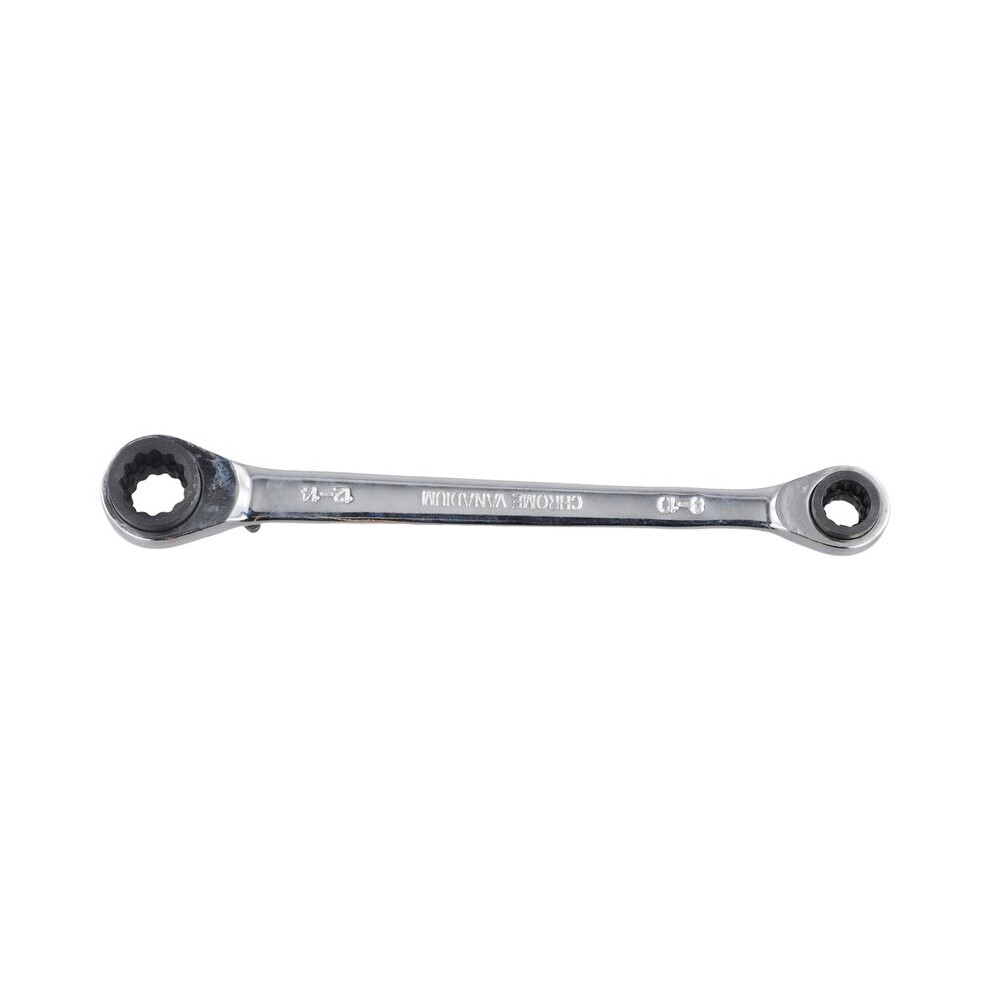 Ratchet Wrench Double End Ratchet Wrench Four-Purpose Ratchet Wrench Auto Repair Multi-Purpose Wrench 8X10-12X14mm 4712151095977