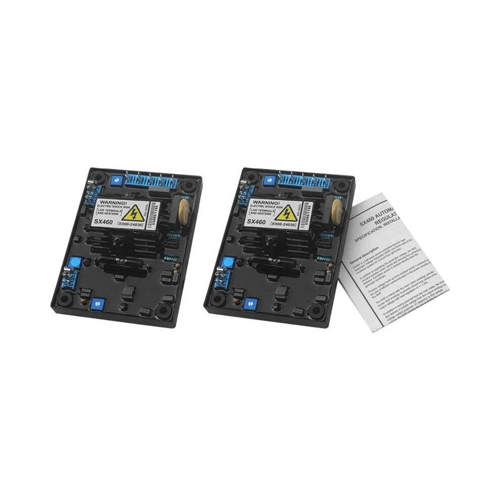 2Pcs Sx460 For Generator Avr Automatic Voltage Regulator Alternator Part Power Stabilizer 6034163707722