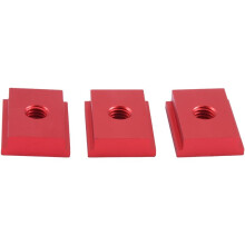 8 Pieces of M8 T Type Track Slider 30/45 Type Track Clamp Screw Fastener Woodworking Tool Red
