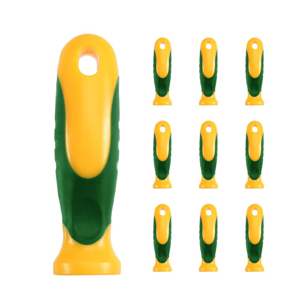 10Pcs Rubber File Handle Rectangular Hole Ergonomic Handles For 4Inch Flat And Half Round Metal File 6032043533553