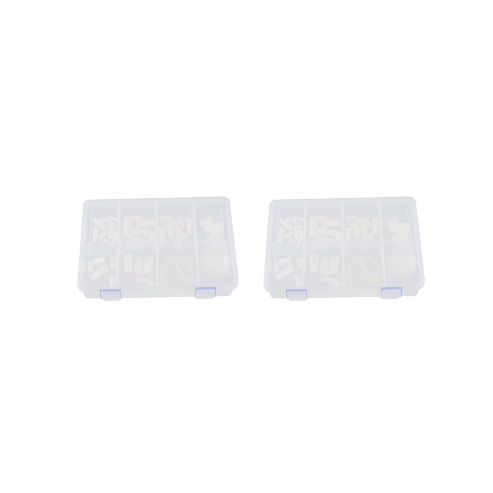 2 Box Of 19 Sets Automotive Connectors Jst02r-Jwpf-Vsle 2/3/4/6/8 Pin Waterproof Connectors Male And Female 6032048537723