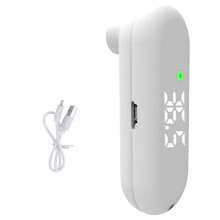 Forehead Thermometer USB Termometer Digital Baby Monitor Body Temperature Children's Infrared Fever Meter-White