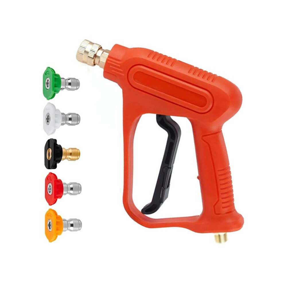 Pressure Washer Attachments With Swivel Pressure Washer Handle M22-15Mm Adapter & 5 Quick Connect Nozzles 4713359031231