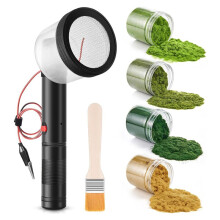 Kit Aplicador de Grama Estática com Cabo Antiderrapante e 4 Cores de Grama de 60g, Suprimentos para Fabricação de Dioramas, Modelo