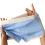 Boxer pour hommes, sous-vêtements côtelés-gris clair M 4