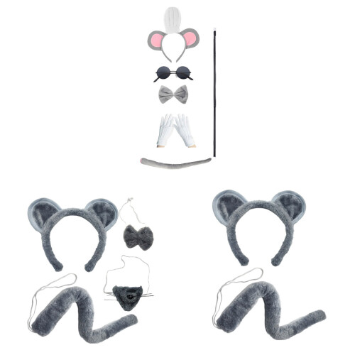 Ensemble d'accessoires de Costume de souris, oreilles de-SS3 2