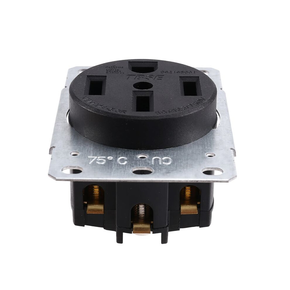 14-50R Receptacle To 50 Amps, 125/250 Volts, Suitable For Electric Vehicles, Rvs And Large Appliances, 3-Pole 4-Wire 6032562189712