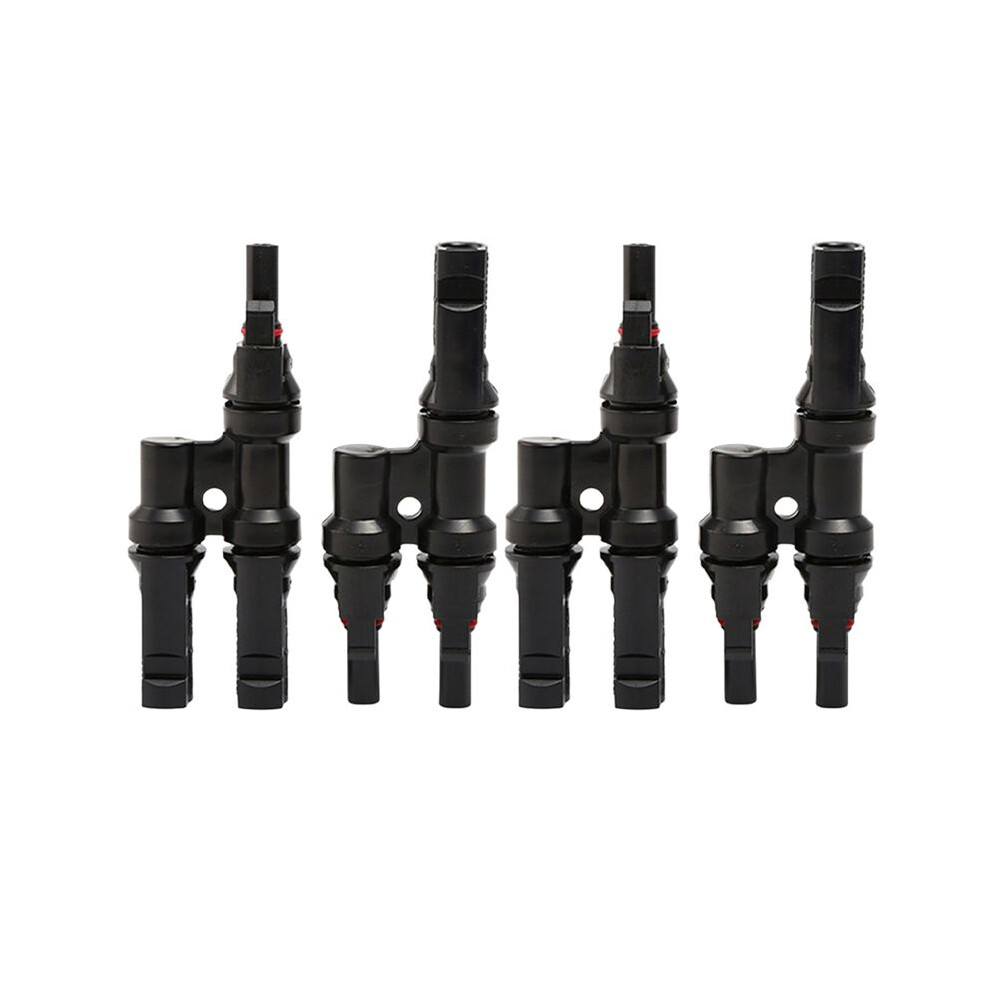 Solar Photovoltaic Connector T-Type Three-Way Parallel Series Connector Solar Panel Module Waterproof Plug 6031612518250