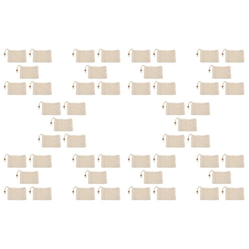 50 Pack Exfoliating Soap Bag Natural Soap Saver