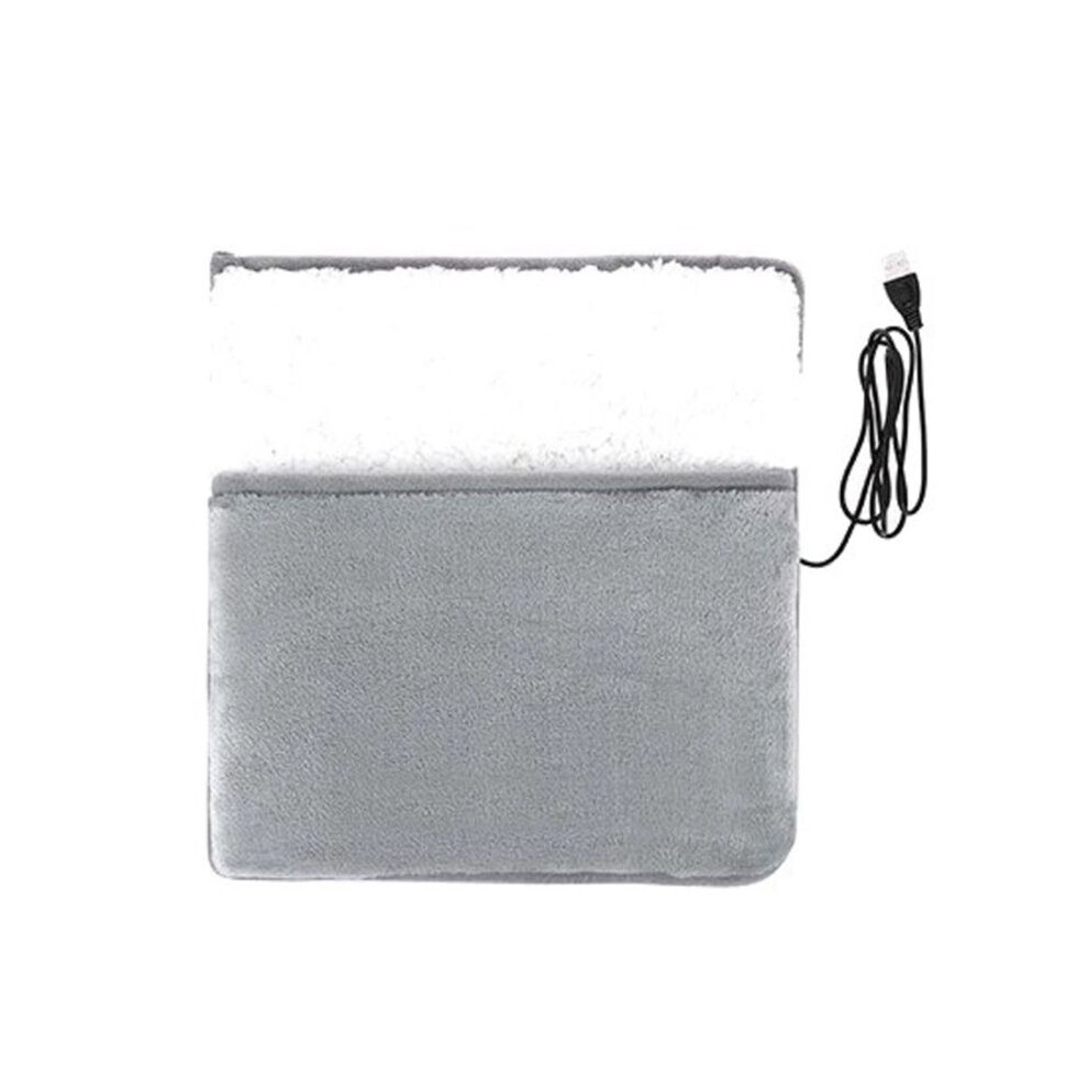 USB Charging Electric Foot Heating Pad Universal Soft Plush Washable Foot Warmer Heater Household Foot Warming Mat