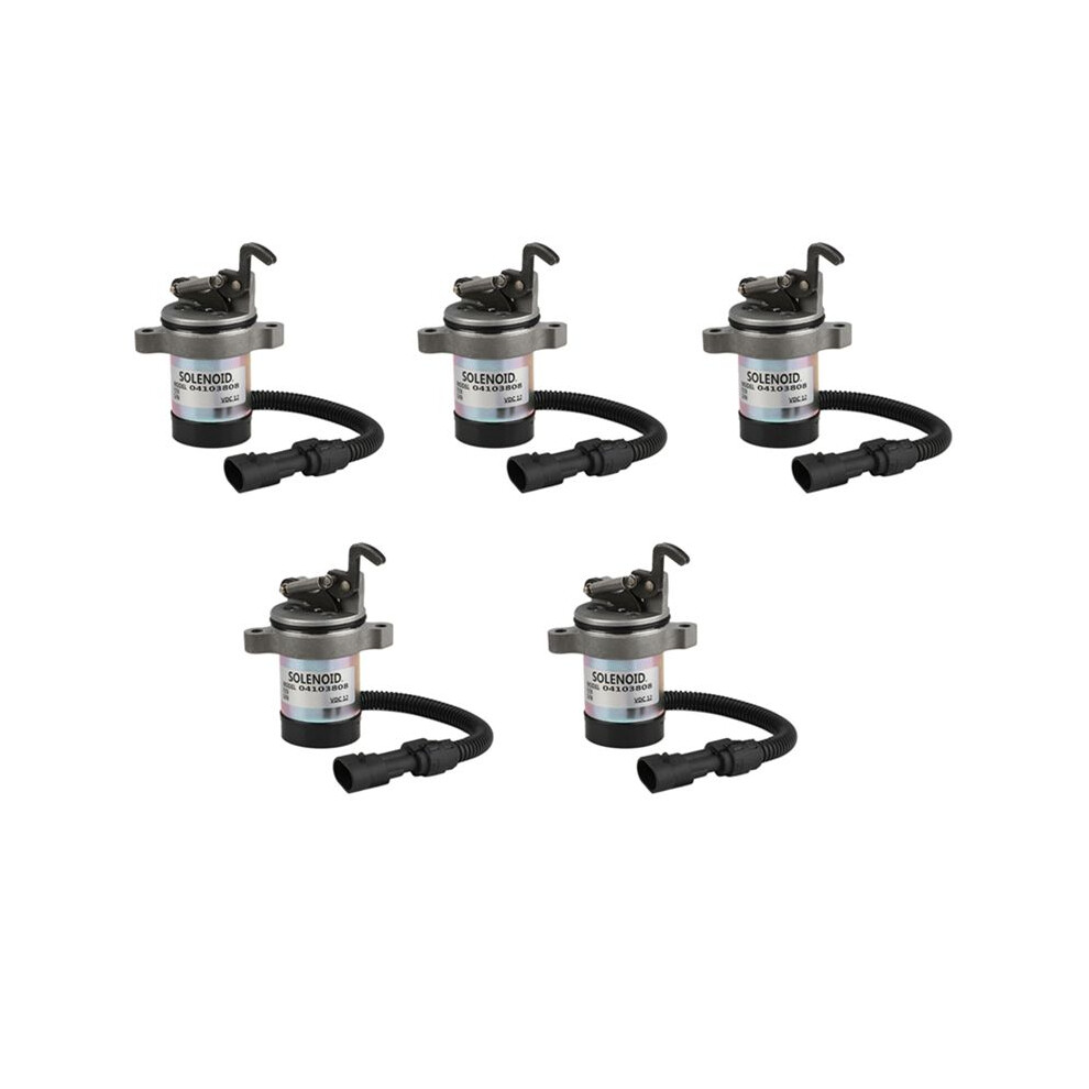 5X For Deutz Fuel Shut Off Solenoid 04103812 04103808 F3l F3m F4l F4m 1011 2011 6033113280674
