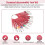 Terminal Removal Tool Kit 39 Pcs, Upgraded Pin Extractor Tool Wire Connector Electrical Pin Removal Tool Pin Tools Set 5