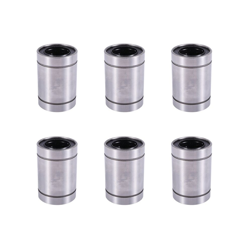 6X Lm25uu 25Mmx40mmx59mm Double Side Rubber Seal Linear Motion Bearing Bushing 6032407287504